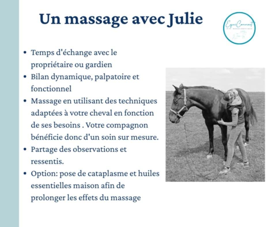 Un massage avec Julie